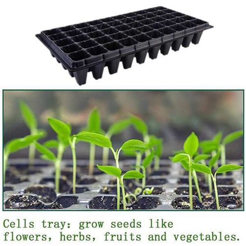 Cell Seedling Starter Trays Germination Plant Pots Nursery For Garden New 
