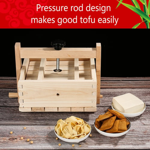 Diy Wooden Tofu Press Mould Set
