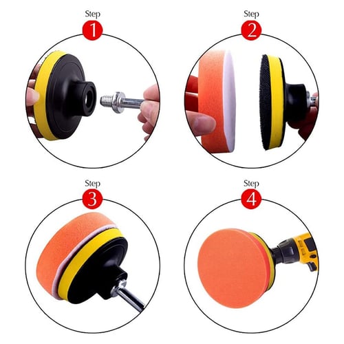 Polishing Pad Kit, Car Foam Drill Bit Polishing Pad Wool Pad Liner Used for  Car Bumper Polishing, Waxing, Polishing - buy Polishing Pad Kit, Car Foam  Drill Bit Polishing Pad Wool Pad