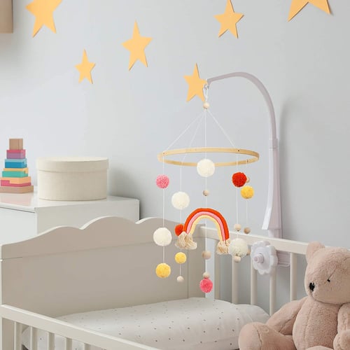 Baby Crib Mobile Kit Handmade Wooden Bed Bell Cotton Wind Chimes Bell Mobile Toy For Diy Baby Nursery Room Ceiling Decor Buy Baby Crib Mobile Kit Handmade Wooden Bed Bell Cotton Wind Chimes