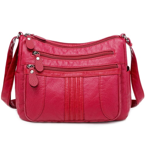 Women Shoulder Bag Crossbody Messenger Bags Handbag Leather Casual Satchel Pouch 