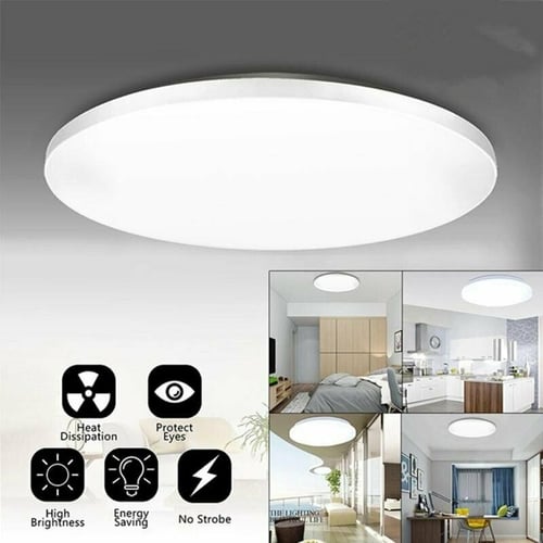 Bedroom LED Ceiling Light Round Kitchen Modern Surface Mount Fixture Lamp Panel