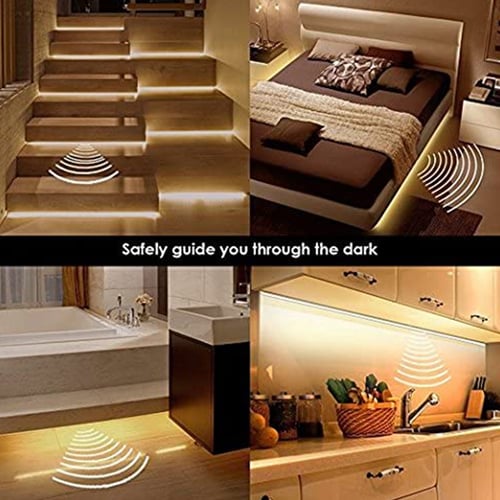 Sports activated bed cabinet light flexible LED strip motion sensor night light 