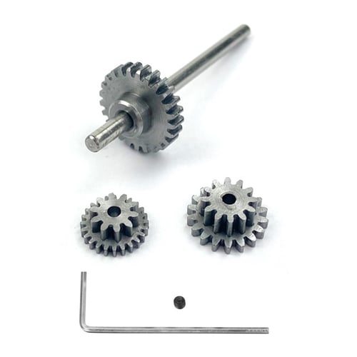 Upgrade Steel Gears Set For WPL D12 1/10 RC Truck Transmission Gear Box