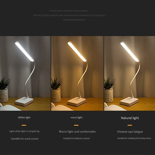 Table Lamps For Living Room Led Desk Studying Press Dimming Usb Lamp Night Reading With Port Table Lamps For Living Room Led Desk, Living Room Table Reading Lamps