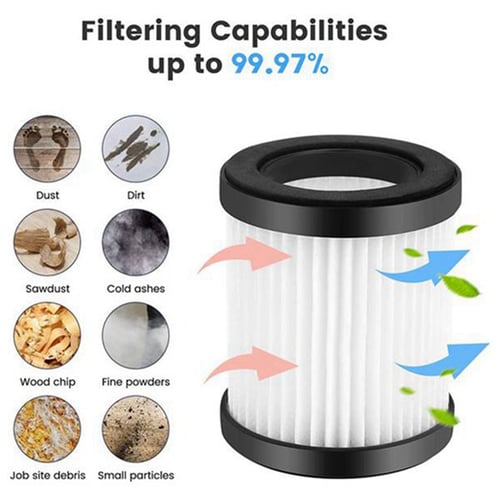 HEPA Filter Cleaning Part for MOOSOO Wireless Handheld Vacuum Cleaner XL-618A BE 