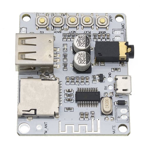 Bluetooth Audio Receiver Board With USB TF Card Decoding Playback Preamp Output 