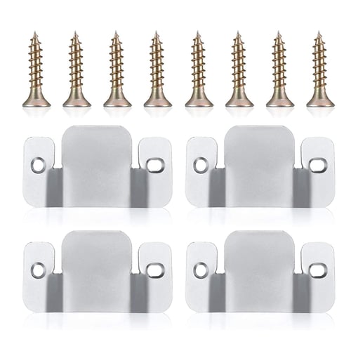 Sectional Sofa Couch Connector Snap Style Iron "Alligator Style" & 8 Pcs Screws 