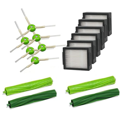 Side Brush&Hepa Filters&Bristle Brush for iRobot Roomba i7 i7+/i7 Plus E5 E6 E7 