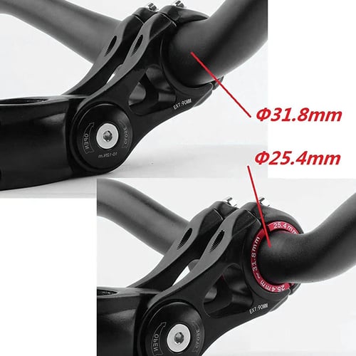 Handlebar Shim Convert 31.8mm Stem to 25.4mm Handlebar Road Bike Bicycle MTB
