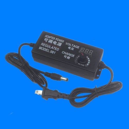 3-24V 2A/3A Adjustable DC Power Supply Adapter 50-60hz Multi Voltage 8 Connector 