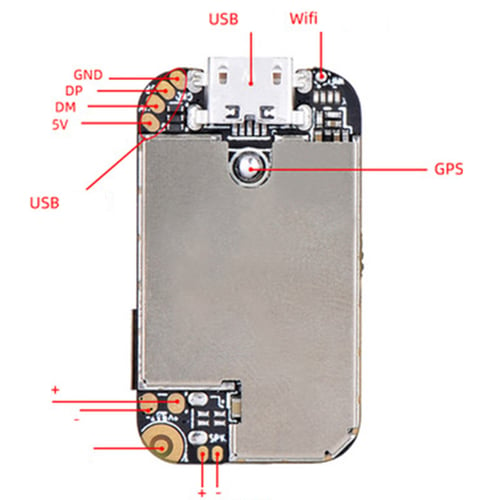 Super Mini GrößE GPS Tracker GSM AGPS Wifi LBS Locator Kostenlose Web AP T2P6 1X 