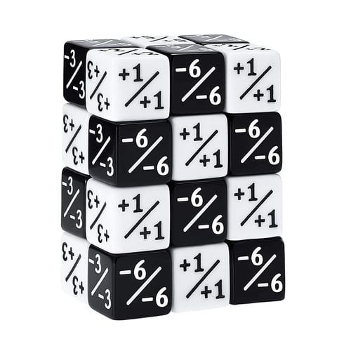 White/Blank Dice and Gaming Accessories Other Gaming Accessories Opaque 6