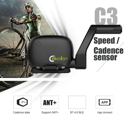 Smart Wireless BT ANT Cycling Bike Bicycle Speed Cadence Sensor Waterproo 