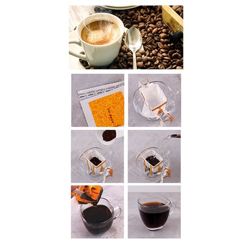 Cold Brew Coffee Filter Bags Office Travel Diy Self Service Disposable Hanging Ear Drip - Diy Cold Brew Coffee Bags