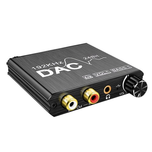 digital to analog audio converter with volume control