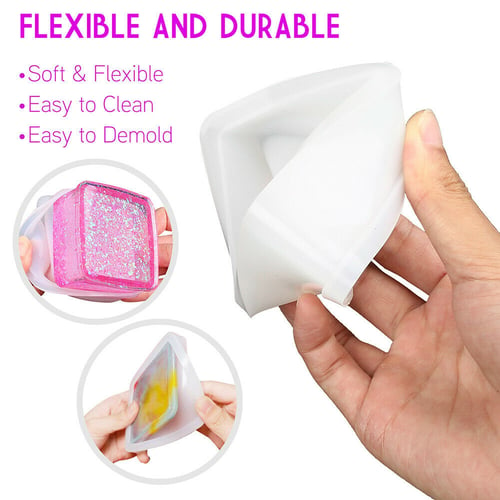 Silicone DIY Storage Boxes Resin Casting Molds Jewelry Make Box Epoxy Containers 