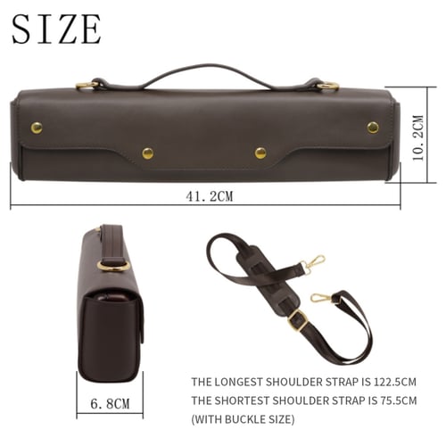 PU Leather Flute Case Storage Box Bag Flute Musical Instrument Accessory 
