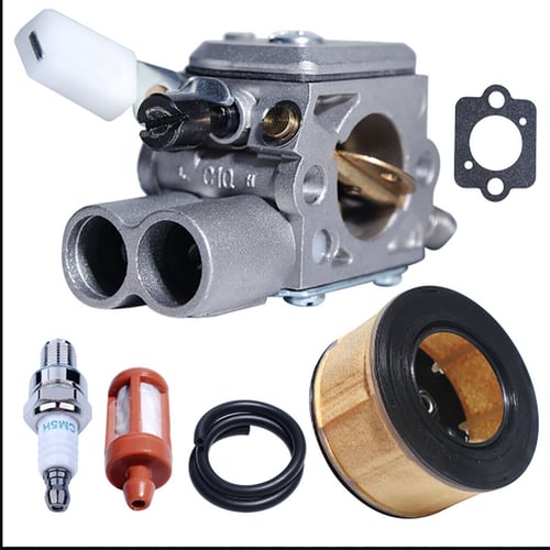 Carburetor Kit For Stihl MS251 MS251C Chainsaw Air Fuel Filter Line Spark Plug 