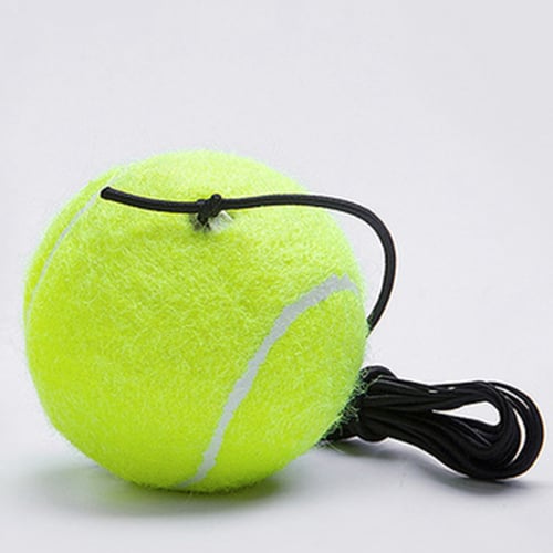 1 Pcs Elastic Rubber Band Tennis Ball Practice Training Belt Line Cord Tool 