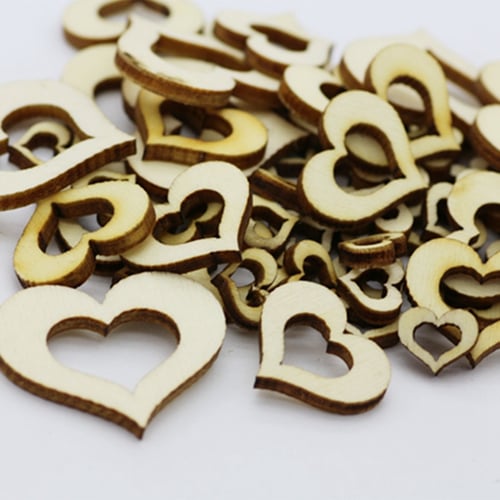 Craft Confetti Slice Scatter Decor Hollow Love Heart Wedding Decoration 