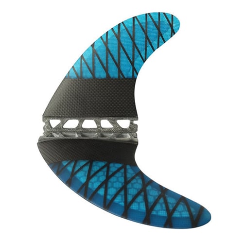 Future Surfboard Fins Honeycomb Fiberglass Carbon Fibre Surfing Set of 3 