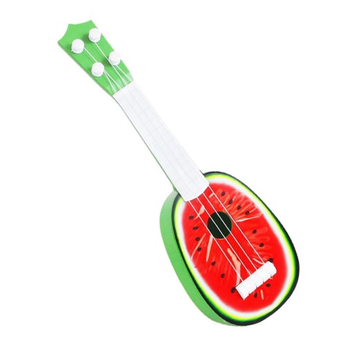 Children Kids Watermelon Kiwi Simulation Ukulele Guitar Musical Instrument Toys 