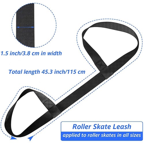 3 Pieces Roller Skate Leash Adjustable Ski Boots Carrier Strap Snowboard Boot 