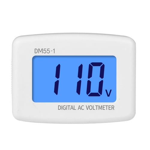 LCD Digital Volt Voltmeter Meter Monitor AC 110V US Plug 80-300V Voltage Tester 