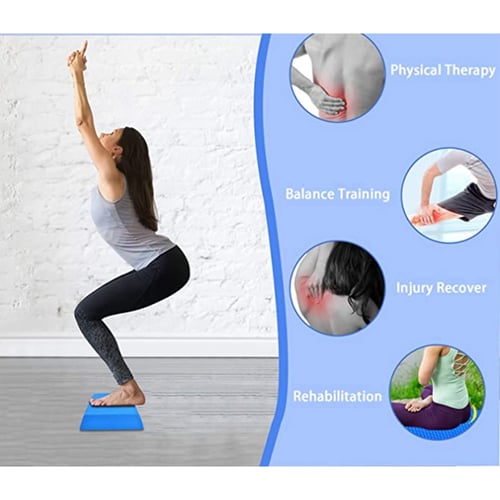 Yoga Balance Foam Pad Mat Non-Slip Elite Exercise Pad Pilates Training Fitness 