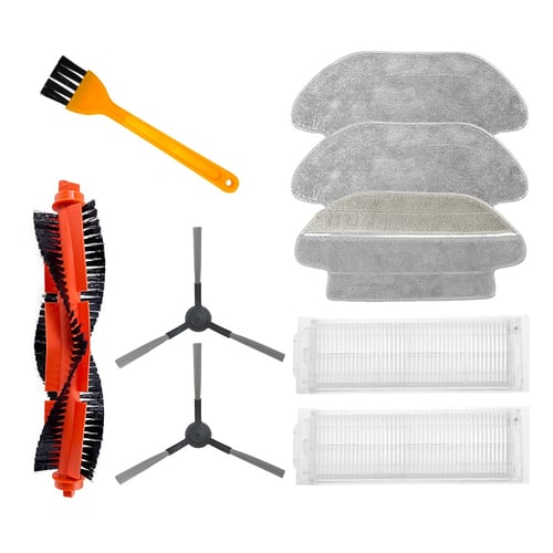 Vacuum Cleaner Kit Mop Cloths Filter Side Roll Brush for Xiaomi STYJ02YM Robot 