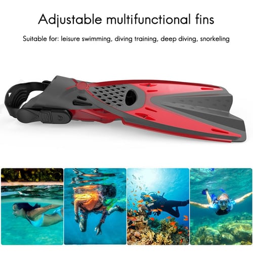 Scuba Diving Fins Boots Silicone Snorkeling Swimming Adult Frog Shoes Flippers 