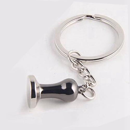 Espresso Accessories Keychain Coffee Keyring Frothing Jug Keychain Ring