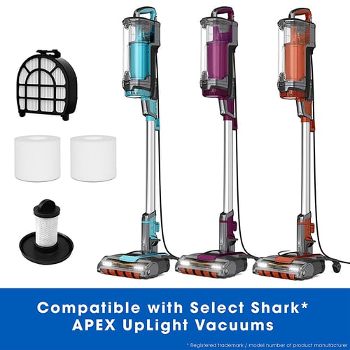 Vacuum Filter Kit Set For Shark APEX UpLight Lift-Away LZ600 LZ601 LZ602 LZ602C 