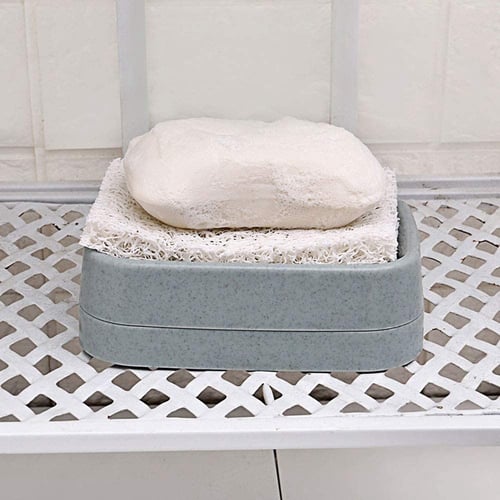 10PCS Shower Soap Bar-Saver Lift Holder Dish Sponge Rack Tray Fast Dry Non-Slip 