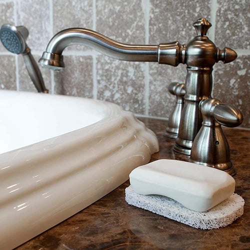 10PCS Shower Soap Bar-Saver Lift Holder Dish Sponge Rack Tray Fast Dry Non-Slip 