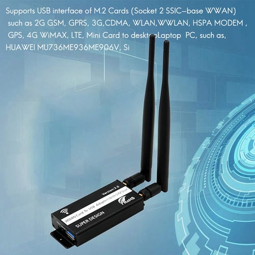 External Network Card Ngff M 2 To Usb 3 0 Wireless Wifi Adapter With Sim Card Slot For Wwan Lte 4g Module Buy External Network Card Ngff M 2 To Usb 3 0 Wireless Wifi Adapter With