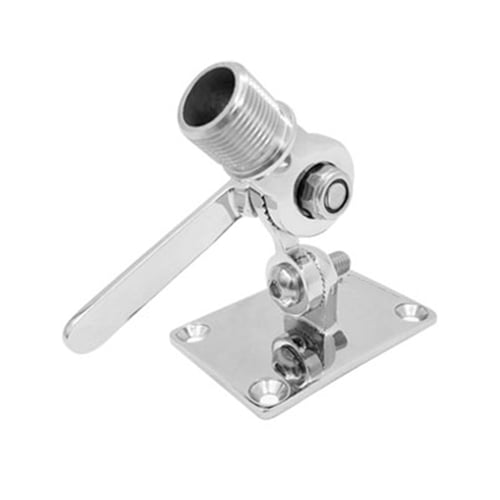 Marine VHF Antenna Dual Axis Adjustable Base Mount for Boats 