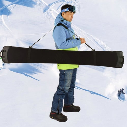 Ski Snowboard Shoulder Carrier Nylon Strap Holder Skis Snowboarding Accessory 