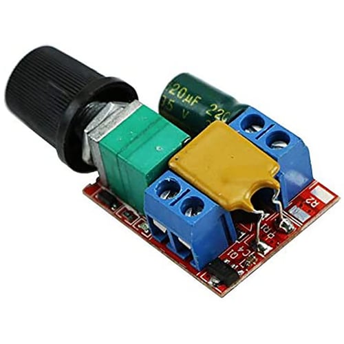 Mini DC 5A motor pwm speed controller 3V-35V speed control switch led dimmer 