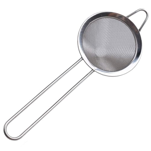 NEW 6" Large Stainless Steel Mesh Strainer w/ Handle Sieve WHOLESALE PRICE NEW 6" Large Stainless Steel Mesh Strainer w/ Handle Sieve WHOLESALE PRICE
