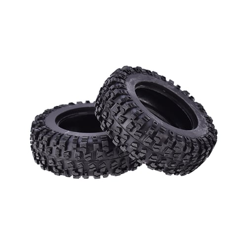 2x Left Tires Wheel Rim Set Fit for WLtoys 12428-B RC Car Buggy Spare Parts