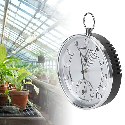 Analog Indoor/Outdoor Meter Thermometer Hygrometer Temperature Humidity reptile 