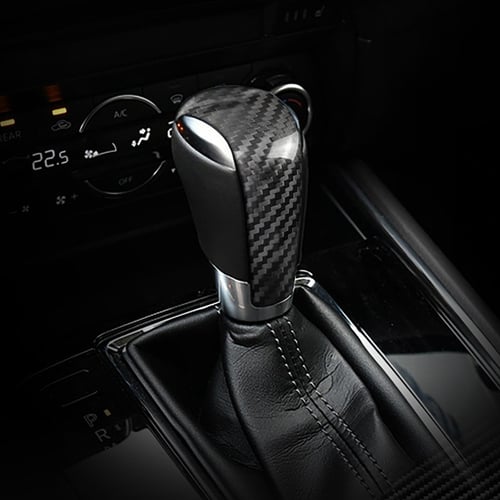 For Mazda CX3 CX-3 2016-2019 carbon fiber central console Gear shift panel trim 