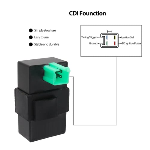 4 Pin Cdi Box Ignition Coil Wiring, Atv 5 Pin Cdi Wiring Diagram