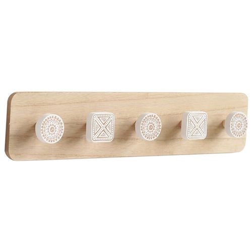 Creative Wooden Hooks Clothes Hanger Nordic Wall Hanging Storage Rack Hat Coat Home Decorative Creative Wooden Hooks Clothes Hanger, Decorative Wall Coat Hanger