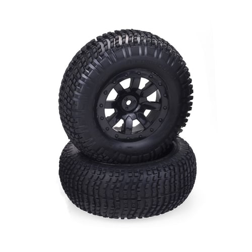 Set/4Pcs RC Car Tires Tyres &Wheel Rim for 1/10 HSP HPI Redcat Traxxas Parts 