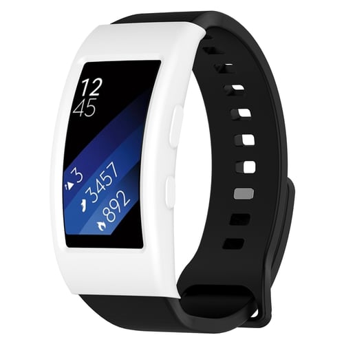 For Samsung Gear Fit2 SM-R360/Fit2 Pro Case Protect Silicone Shell Frame Shield 