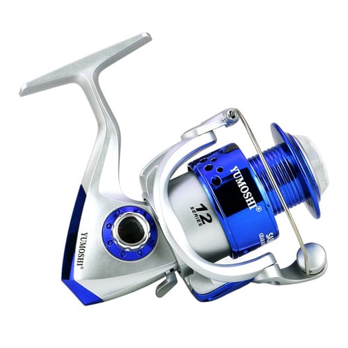 5.5:1 YUMOSHI Fishing Reel Carp Spinning Reel Carbon Front and Rear Drags 18KG 