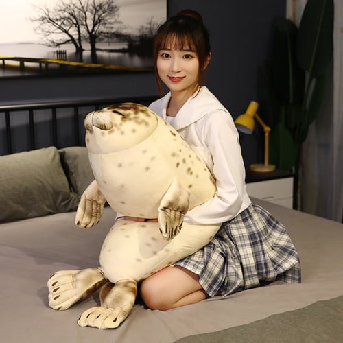 Stuffed Animal Plush Toys Throw Pillow Plush Lion Cushion for Sofa Bed S 